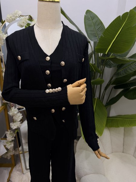 طقم صوف 3 قطع